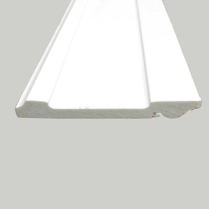 Плинтус напольный ударопрочный UHD04/120, белый, L2.4м (в коробке 6шт ...