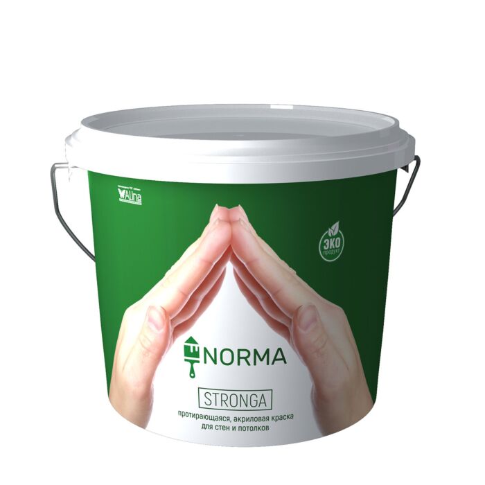 Краска водоэмульсионная, NORMA Stronga, 25 кг (интерьерная ...