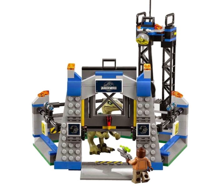 Lego raptor escape on sale