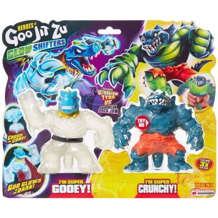 Goo Jit Zu: GlowShifters. Набор Фигурок Тайро И Рок Джо (B.2.
