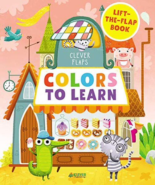 English books colors to learn учим цвета книжка с клапанами