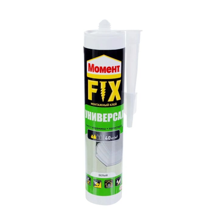 Клей Момент FIX DECOR, 380 г, картридж : купить по низкой цене в ...