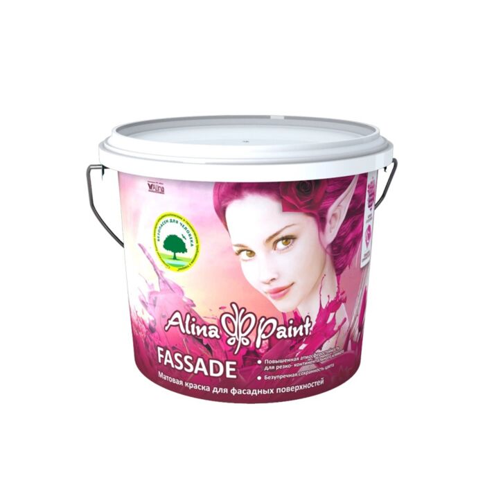 Аlina Paint эмульсия фасадная Fassade 25кг : купить по низкой цене в ...