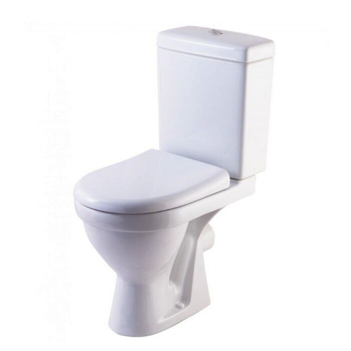 Унитаз-компакт Rosa \"Неро\" козырьковый горизонтальный выпуск арт.NER01K ...