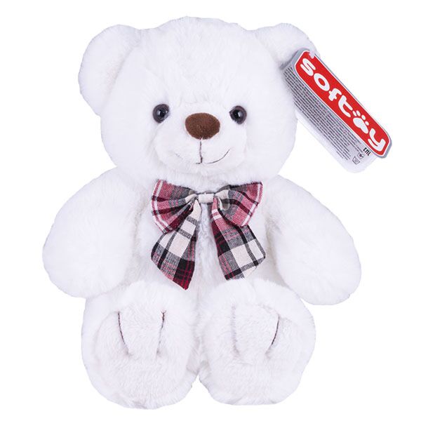 SOFTOY: Игрушка мягкая медведь белоснежный 30 см: купить мягкую игрушку ...
