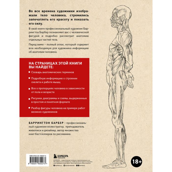 Барбер Б.: Анатомия Для Художников. Практический Курс (Новое.