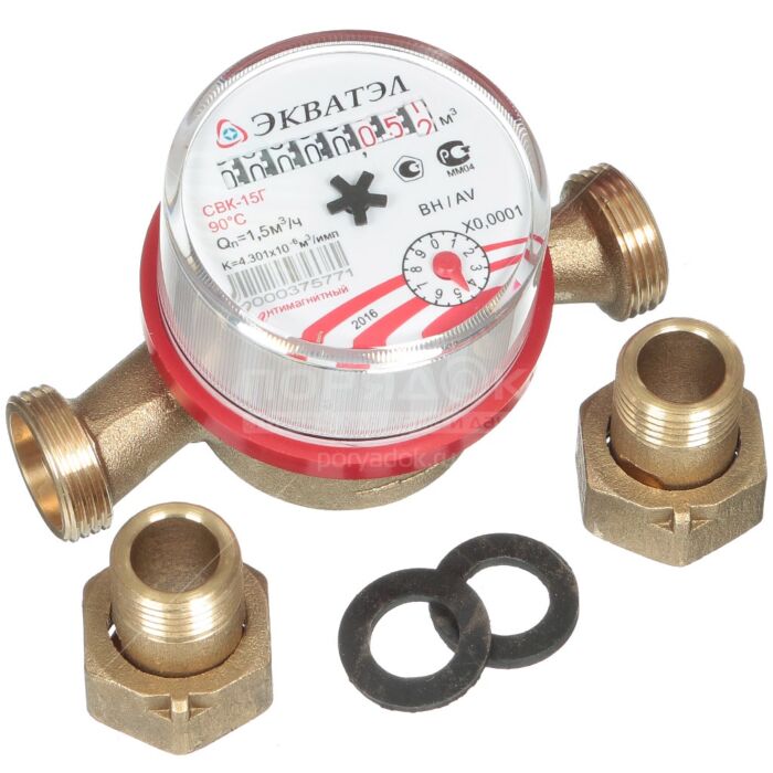 Счетчик для воды ЭКВАТЭЛ СВК-15 (универсальный) : купить по низкой цене ...