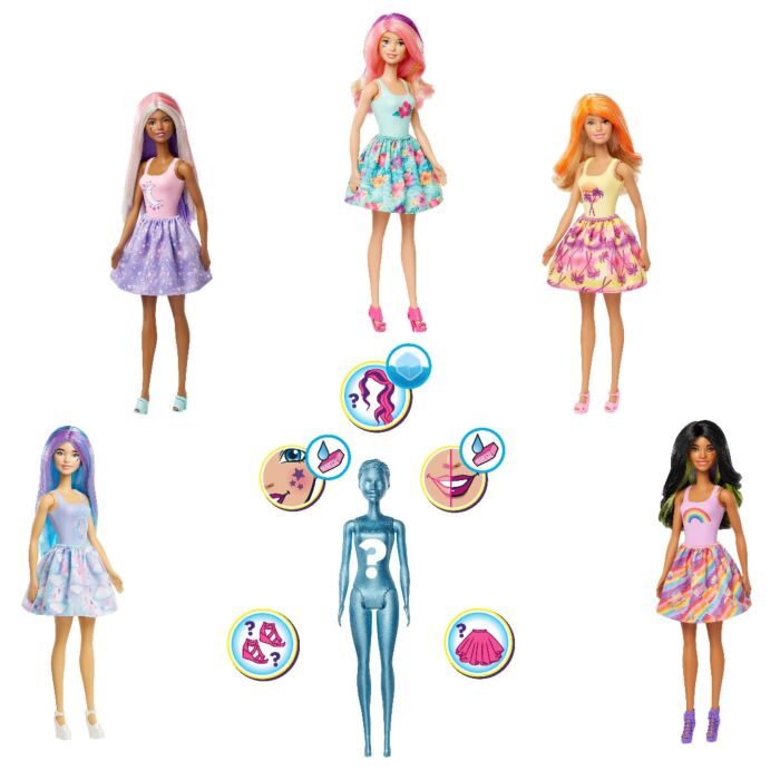 Color reveal barbie metallic on sale