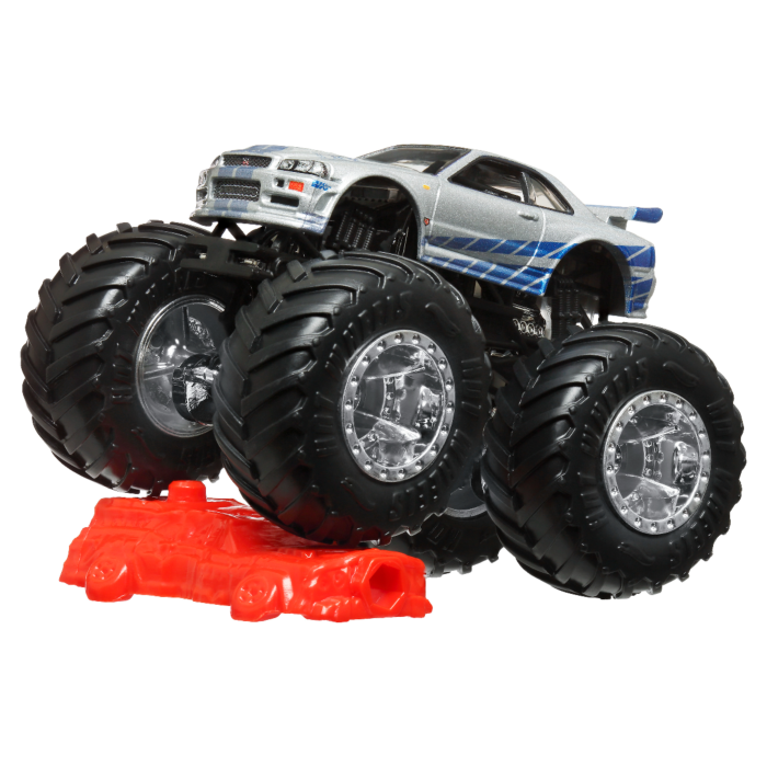 Hot Wheels: Monster Trucks. 1:64 Fast and Furious Nissan Skyline 2024 ...