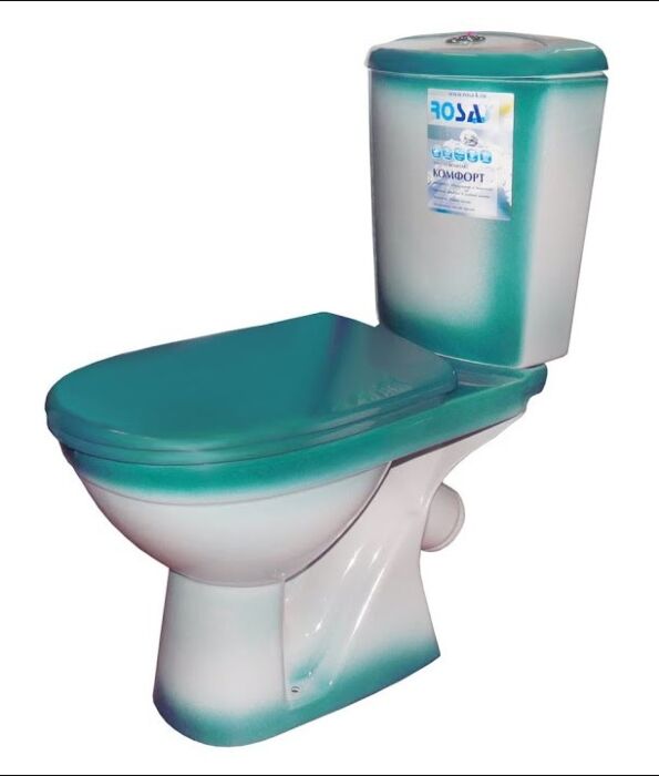 Унитаз комплект Rosa Комфорт зел.(сиденье,арматура) (Киров) : купить по ...