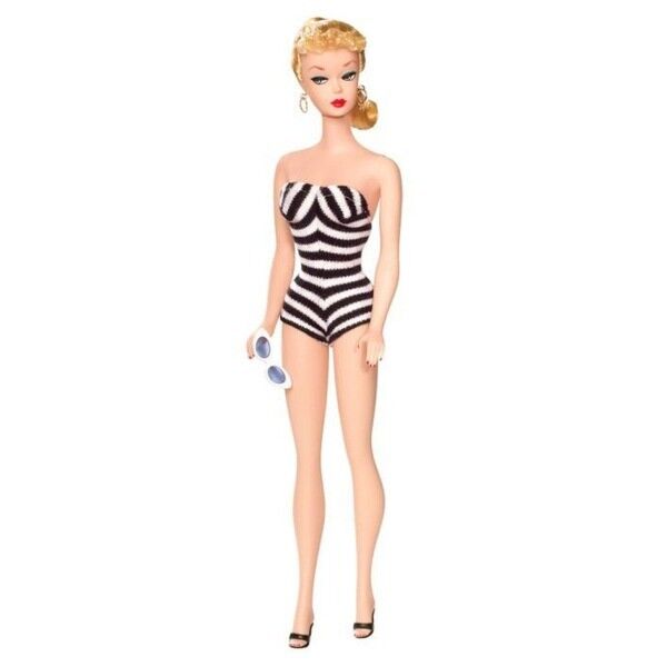 Barbie: Кукла в винтажном черно-белом купальнике: купить куклу по низкой  цене в Алматы, Астане, Казахстане | Meloman