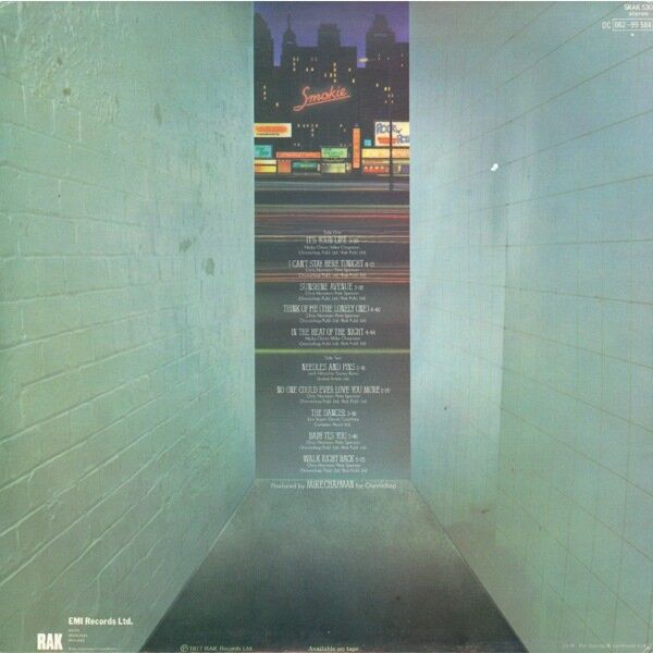 Smokie Bright Lights And Back Alleys LP (M Б/У)