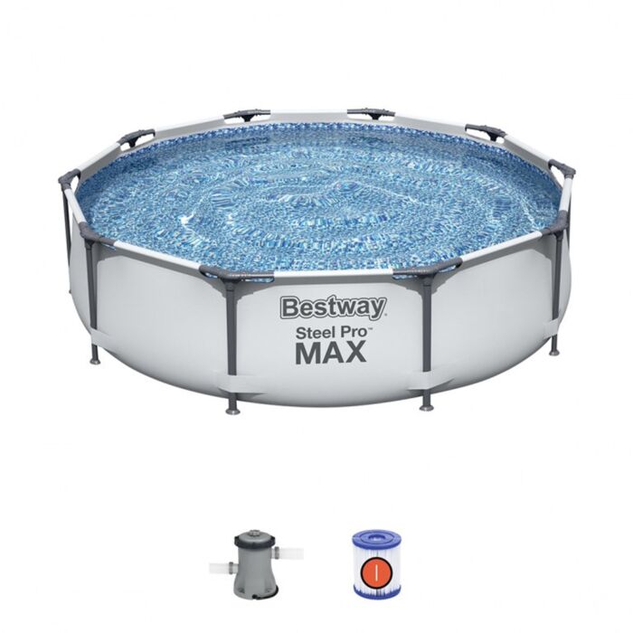 Bestway: Каркасный бассейн Steel Pro MAX 305 х 76 см (стальной каркас ...