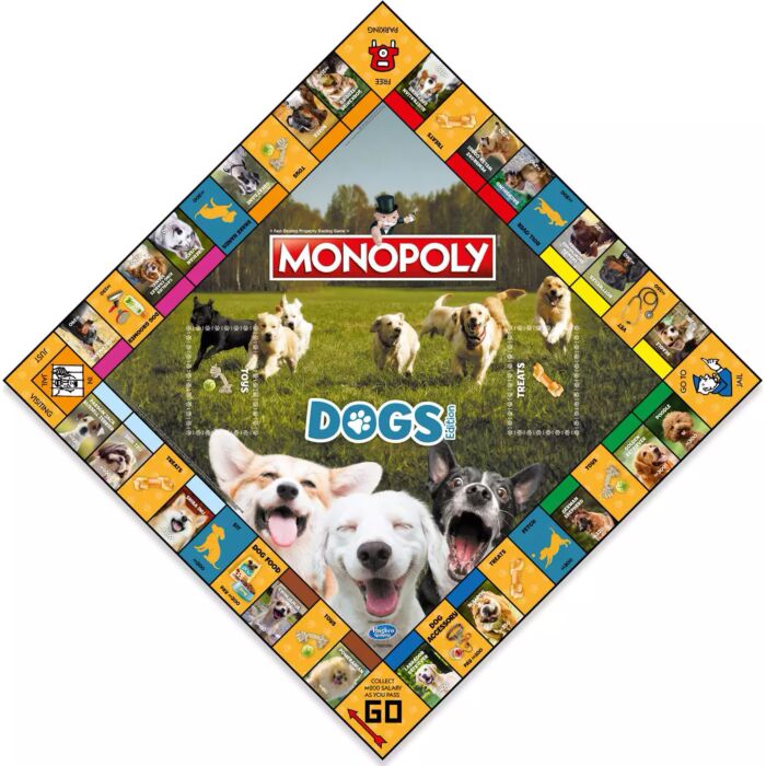 Hasbro: Monopoly Dogs, англ.: купить настольную игру по низкой