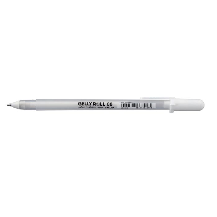 Ручка гелевая GELLY ROLL 08, Белая:  по низкой цене .