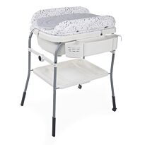 Chicco: Столик для пеленания + ванночка Cool Grey