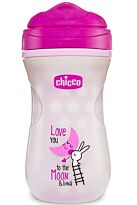 Chicco: Поильник-непроливайка Glowing Cup 266 мл, светящийся, 14м+ розовый