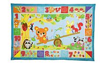 Chicco: Игровой коврик мягконабивной "Лесные друзья" 0м+