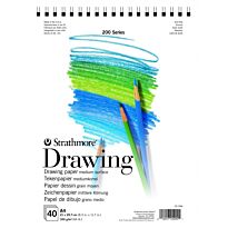 Альбом для рисунка на спирали Strathmore 200 Drawing Paper A5 (21x14,8см), 104г/м2, 40л.