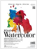 Альбом для акварели Strathmore 200 Watercolor Paper (27,9х38,1см), 190г/м, 15л.