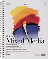 Альбом для микс-медиа Strathmore 200 Mix Media Paper (27,9X35,6), 160г/м, 40л.