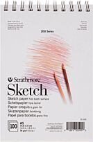 Альбом для скетчей на спирали Strathmore 200 Sketch Paper A5 (21x14,8см), 74г/м2, 100л.