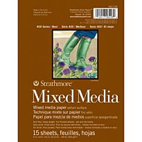 Склейка для микс-медиа Strathmore 400 Mix Media, 300г/м, 15л.