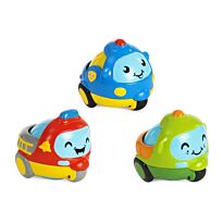 Chicco: Автокөліктер жинағы Жол-патруль 3шт. 12 м+