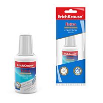 Корректирующая жидкость с кисточкой ErichKrause Extra, 20г