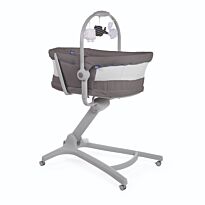 Chicco: Кроватка-стульчик Baby Hug Air 4-в-1 Dark Grey