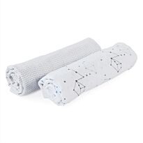 Chicco: Муслиновая пеленка Zodiac 110*110см, 2шт.