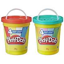 Пластилин Игровой набор "Банка" 4 цвета Play Doh