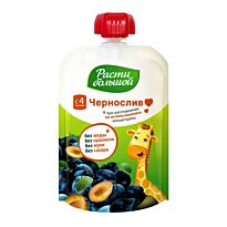 Расти большой: Пюре 90г Чернослив пауч