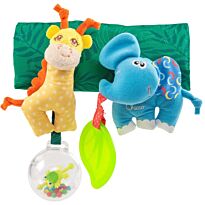 Chicco: Игрушка на коляску Жираф и Слоник 6м+