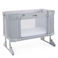 Chicco: Кроватка-манеж Next2Me Forever Cool Grey 0м+