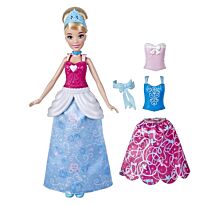 Disney Princess: ИГР.НАБОР КУКЛА ПР.ДИСН.ЗОЛУШКА 2 НАРЯДА
