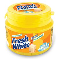 Жевательная резинка Fresh White Exotic Cubes 77гр