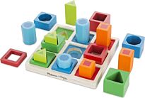 Melissa & Doug: Сортер "Геометрические фигуры" (18 предметов)