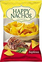 Чипсы кукурузные "Happy Nachos" со вкусом Барбекю 150г