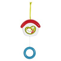 Chicco: Игрушка-подвеска муз. пластик Домик 0м+