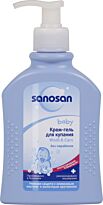 Sanosan: Крем-гель для купания и шампунь "Baby" 200 мл