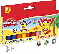 Мелки восковые Play Doh Набор 12 шт 12 цв.Размер: 10 х 15 х 1,4 см.