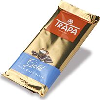 TRAPA Шоколад молочный GOLD BAR 100г