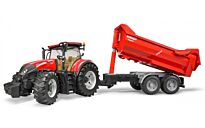 Bruder: Трактор Case IH Optum 300 CVX с прицепом Krampe Tandem-Halfpipe