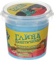 Кинетическая глина, голубая, банка 200гр