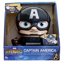 Clic Time: Будильник BulbBotz Marvel, минифигура Капитан Америка 14 см