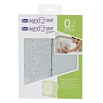 Chicco: Набор пост.белья Light Blue для Next2Me (2 простыни), голубой