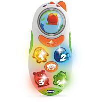 Chicco: Игрушка Говорящий телефон ABC рус/англ 6м+
