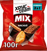 Сухарики "Хрусteam MIX" Мясной 100гр