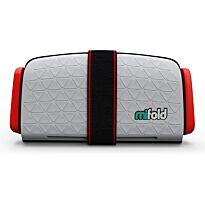Mifold: Бустер автомобильный - the Grab-and-Go Booster seat/Pearl Grey, светло-серый